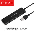 Acasis Hub Usb 4 Ports Usb External Splitter With Micro- Usb Port Charging  W7Y9