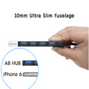 Acasis Hub Usb 4 Ports Usb External Splitter With Micro- Usb Port Charging  W7Y9