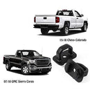 1X(For Chevy Anchor Truck Bed 4Pcs Set Tie Downs Anchor Fits 07-18 Gmc Sier