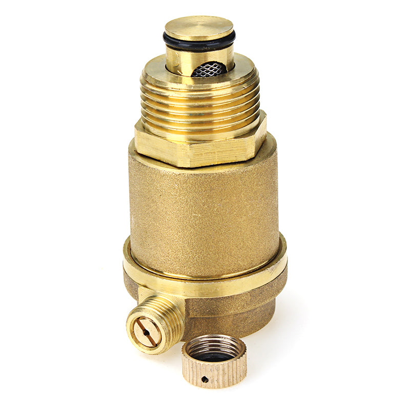 TMOK TK901 Brass Automatic Air Vent Valve Exhaust Safety Pressure Relief Valve for Water Heater HVAC Pipeline System