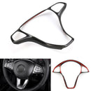 1X(Carbon Fiber Type Steering Wheel Cover For Benz C-Class W205 14-17 / Glc