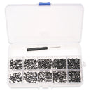 500Pcs/Box M2/M2.5/M3 Black Metal Cross Head Screw Bolts Phillips Screws Cr Q5J1