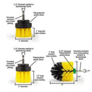 Drill Brush Attachment Set - Power Scrubber Brush Cleaning Kit - All Purpos Q3S4