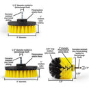 Drill Brush Attachment Set - Power Scrubber Brush Cleaning Kit - All Purpos Q3S4