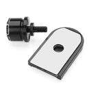 CNC Beveled Seat Bolt Tab Screw Mount Knob Cover For Harley Fatboy Road Softail
