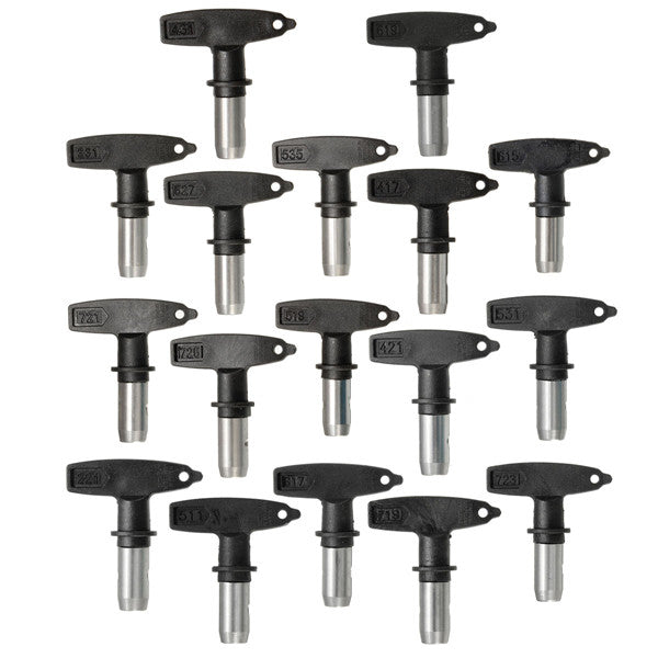 Black Airless Sprayer Gun Tips 2-7 Series 11-35 For Wagner Titan Paint Spray Tip