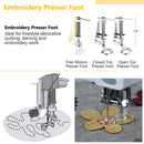 Presser Feet Set With Manual Sewing Machine Foot Include Adjustable Guide/1 U7I8