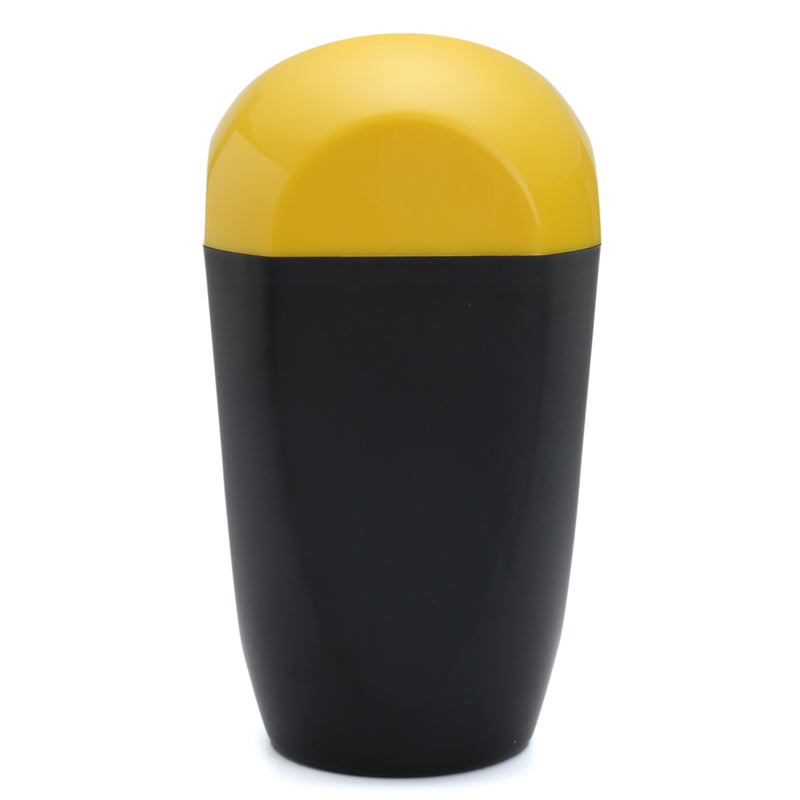 Yellow Mini Trash Rubbish Bin Garbage Dust Holder Car Waste Bins Office Home