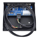 3.5 Inch Floppy Bay 4 Ports USB 2.0 Hub USB2.0 Front Panel Expansion Adapte I5B8
