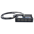 3.5 Inch Floppy Bay 4 Ports USB 2.0 Hub USB2.0 Front Panel Expansion Adapte I5B8