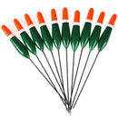 Leo 10Ps/Bag Fishing Floats Bobbers Paulownia Wood Float Wooden Set Buoy Bo