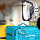 Naturehike D Shape Code Lock Anti-theft Zinc Alloy Backpack Lock Mini Carabiner Hook