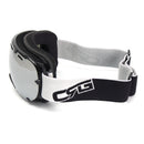 Universal Ski Goggles Dual Lens Mirror Snowboard Outdoor Sports Glasses Windproof Anti-UV Silver
