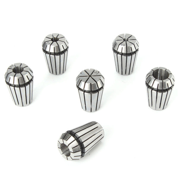 6pcs ER20 Chuck Collet 2mm to 12mm Spring Collet Set For CNC Milling Lathe Tool