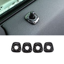 1X(Carbon Fiber Style For Bmw X1 F48 2016-2018 Abs Plastic Chrome Door Lock