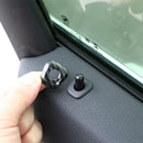 1X(Carbon Fiber Style For Bmw X1 F48 2016-2018 Abs Plastic Chrome Door Lock