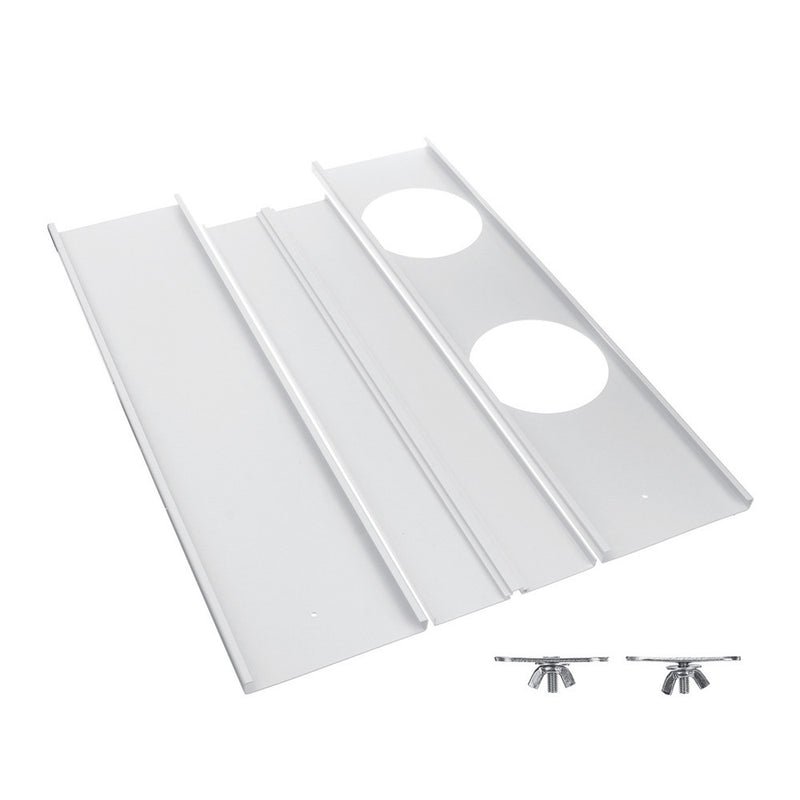 3pcs 180mm Adjustable Window Kit Plate Air Conditioner Wind Shield
