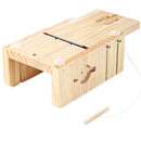 Household Wooden Soap Cutter Box Pine Material Balancing Apparatus Accurate