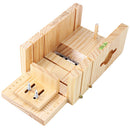 Household Wooden Soap Cutter Box Pine Material Balancing Apparatus Accurate
