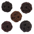 Hair Women Curly Chignon Hair Bun Donut Clip In Hairpiece Extensions Synthe