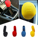 2Pcs Universal Manual Car Hand Brake Case Silicone Gear Head Shift Knob Cov