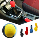 2Pcs Universal Manual Car Hand Brake Case Silicone Gear Head Shift Knob Cov