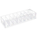 Transparent Acrylic Makeup Organizer Lipsticks Makeup Brush Holder Power Bo
