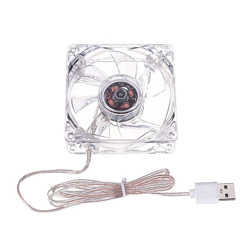 DC 5V Mini Mute USB Cooling Fan for Fish Tank Cooling Router Set-top Box Cooling Fan 8cm