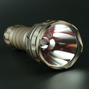 Sand Silver Color Convoy L2 XPL HI 1100LM 4Modes Steppess Dimming Tactical LED Flashlight with 2 Tubes