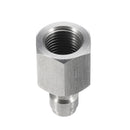 8mm Stainless Steel Quick Connector Pneumatic Adapter Thread Diameter 1/8BSPP