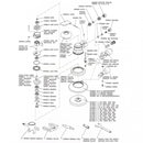 5 Inch Pneumatic Sandpaper Random Orbital Air Sander Polished Grinding Machine Hand Tools Non-vacuum Matte Surface Circular