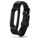 Replacement 14mm Rubber Strap Metal Case  Bracelet Wristband for Xiaomi Miband 2