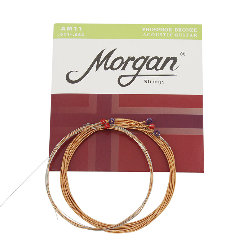 6pcs Morgan AM11/AM12 Coated Acoustic Guitar String