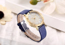 JULIUS 789 Fashion Luxury Leather Strap Ladies Student Quartz Watch