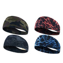 Gym Sports Absorbent Sport Sweat Headband Elastic Sweatband For Men And Wom