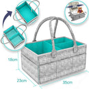 Portable Large Diaper Caddy Tote Baby Diaper Caddy Organizer Portable Holde E8B2