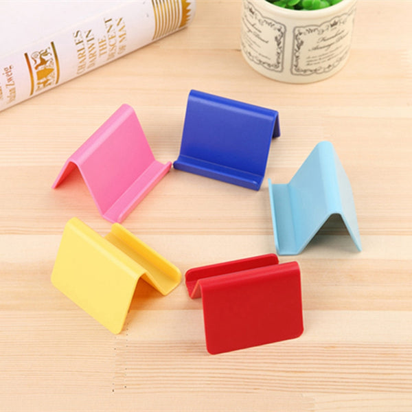 Universal Plastic Phone Holder Stand Base Smartphone Mobile Phone Bracket Q4A1