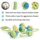 Small Dog Puppy Rope Chew Toys Teething Clean,Natural Cotton Rope Ball Inte Z7H1