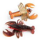 Realistic Solid Underwater World Animals Models Lifelike Large Size Lobster Z8P4