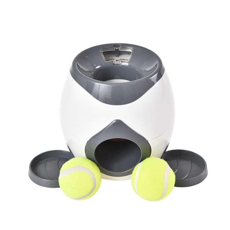 Tennis Ball Throwing Fetch Food Dispenser Feeder Reward Game Training Tool Pet Dog Toys