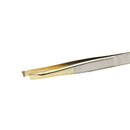 Kinepin 1Pc Eyebrow Tweezer Pro Stainless Steel Slant Tip Eyes Tweezer Clip B8S6