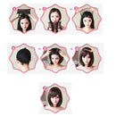 Wig Synthetic Hair Long Wigs For Women Red wine