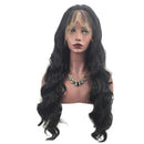 Glueless Full End Lace Front Human Hair Wigs For Women Brazilian Body Wave