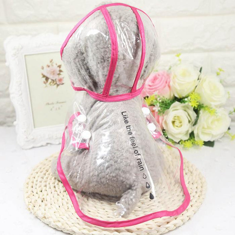 Transparent Pet Dog Raincoat Pvc Waterproof Raincoat Pet Puppy Raincoat XXL C3Y6