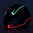 Motorcycle Helmet El Cold Light Helmet Light Strip Night Signal Luminous Mo K3A7