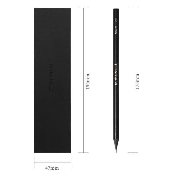 NUSIJN NS721 Graphite 2B Pencil 8 Boutique Gift Box Student Safety 2B Pencil Sketch Drawing Painting