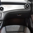 Carbon Fiber Assistant Driver Storage Box Trim Car Stickers For Mercedes A  H2P7