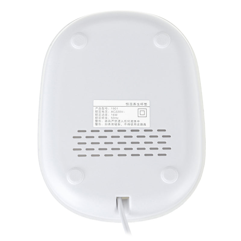 220V 55C Electric Heating Thermostat Cup Warmer Pad Automatic Waterproof Coffee Mug Heating Mat Hot Coffee Plate Accessories for Tea Cocoa Milk Drinks