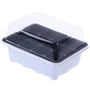 10 Pack Seedling Tray Seed Starter Tray With Dome And Base 12 Cells For Gar
