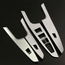 4pcs Door Window Lift Switch Button Panel Cover Trim Sticker For Tucson 2015-2016